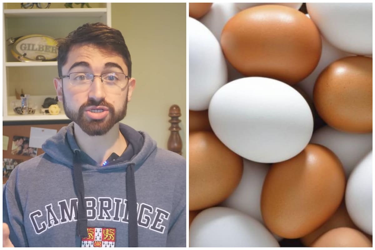 Un estudiante de medicina puso a prueba el mito que afirma que el huevo produce colesterol malo