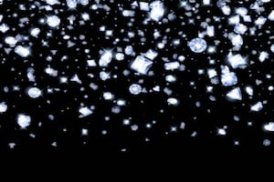 Un estudio de la NASA pronosticó que al año pueden llover hasta 10 toneladas de diamantes y que el tamaño de cada una de las piedras es de apenas un centímetro de diámetro