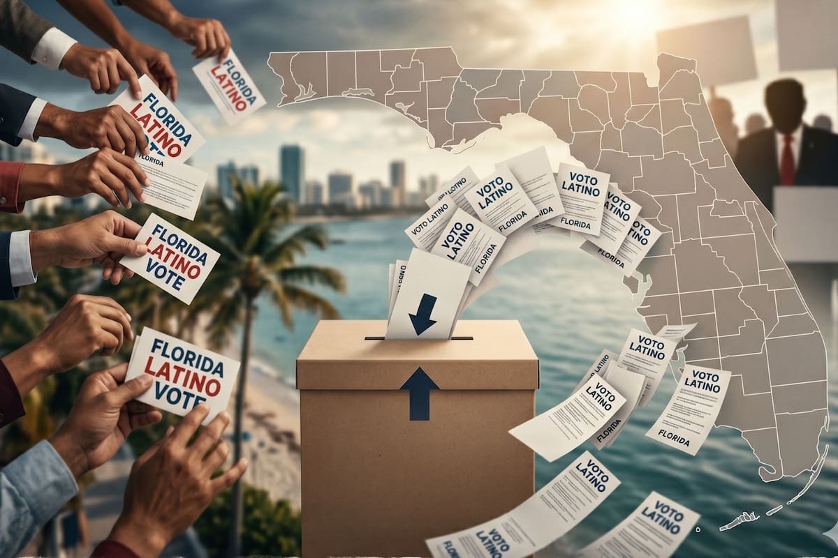 Un estudio realizado por el Latino Public Opinion Forum de la Universidad Internacional de Florida (FIU) detalla que la división entre los latinos no es demográfica, sino partidista