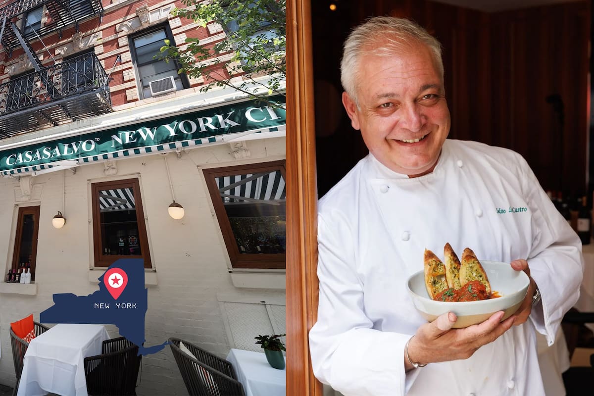 Un exchef del Vaticano abrió su primer restaurante en Nueva York en 2025 (Facebook/Salvo Lo Castro)