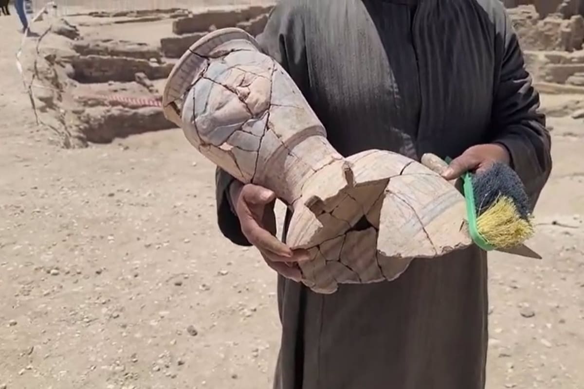 Un explorador documenta en vídeo el hallazgo de la antigua ciudad perdida en Luxor, Egipto