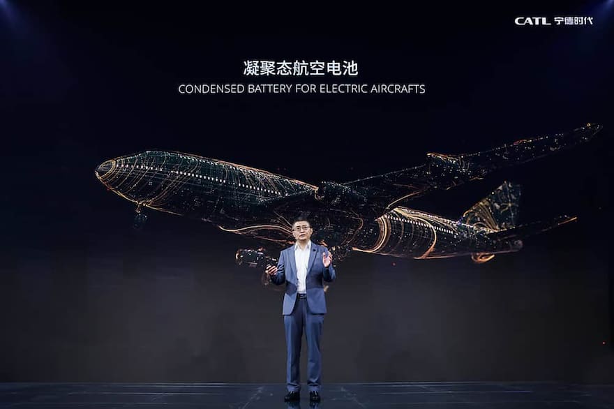 En 15.ª Reunión Anual de los Nuevos Campeones del Foro Económico Mundial se presentó el futuro avión con batería. Foto: La Nación En 15.ª Reunión Anual de los Nuevos Campeones del Foro Económico Mundial se presentó el futuro avión con batería. Foto: La Nación