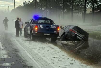 Un feroz temporal afectó la localidad de Funes y alrededores