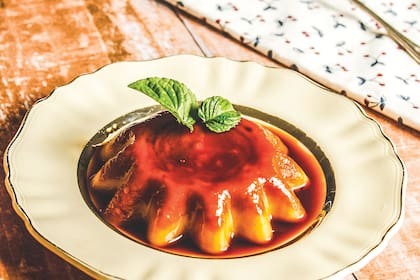 Un flan que no necesita de huevos