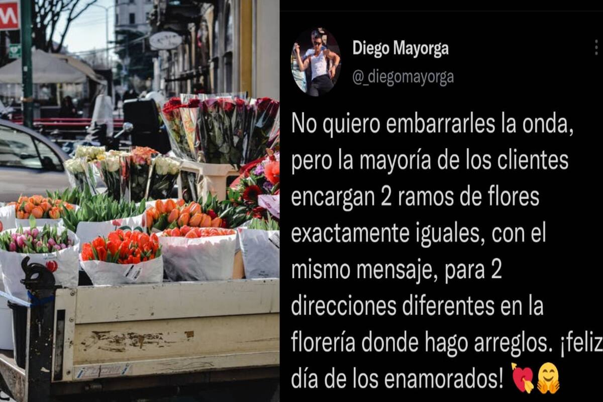 Un florista contó el detrás de la venta de flores (Captura Twitter)