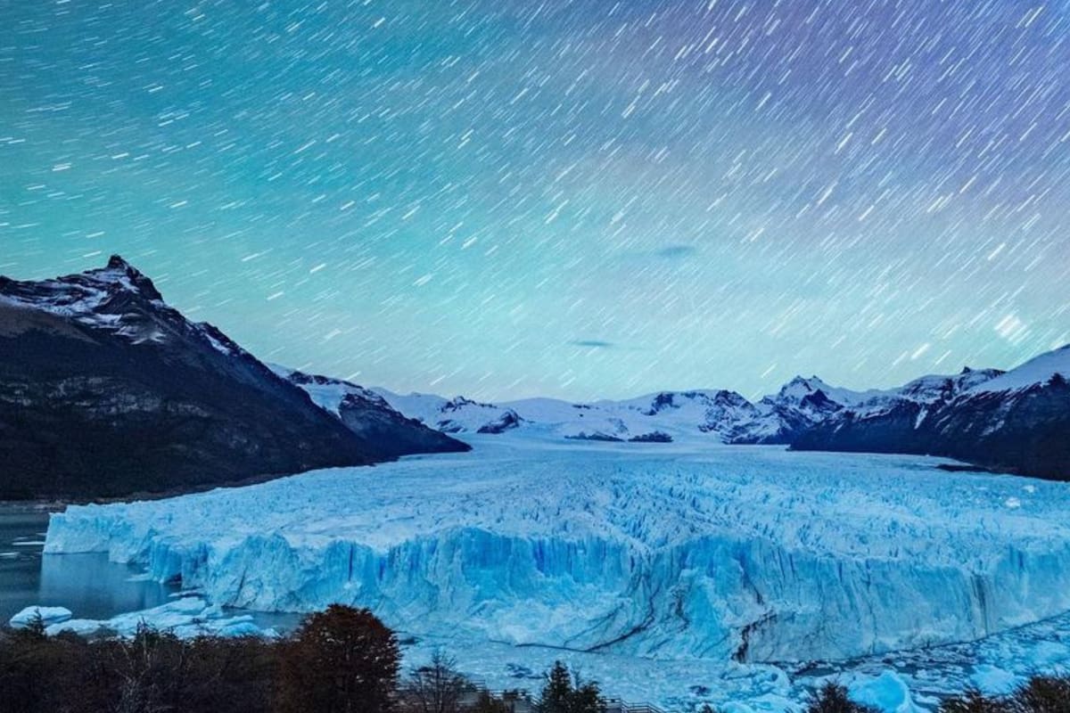 Un fotógrafo mostró lo que visualizó en el glaciar Perito Moreno (Foto Instagram @rodrigoterren)