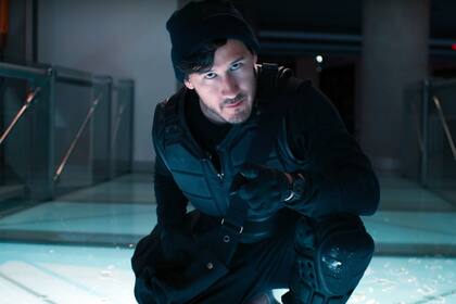 Un fotograma de la película interactiva A Heist with Markiplier, producida por YouTube
