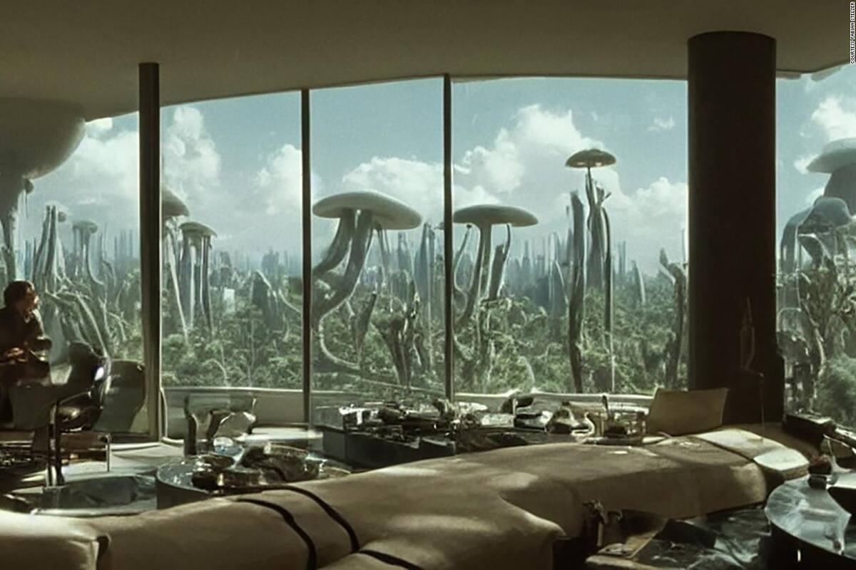 Un fotograma de SALT, una película en la que las imágenes, las voces y el guión están hechos por una inteligencia artificial