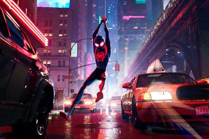 Un fotograma de Spider-man: un nuevo universo