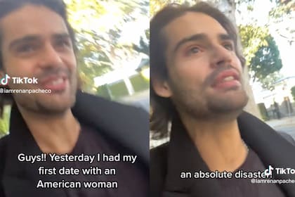 Un francés contó su desastrosa cita con una chica norteamericana