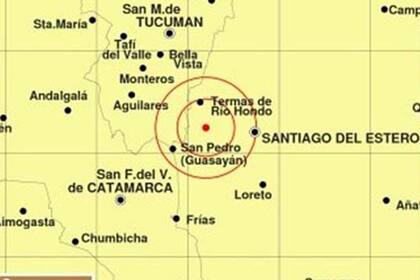 Dos sismos se sintieron en la provincia de Santiago del Estero