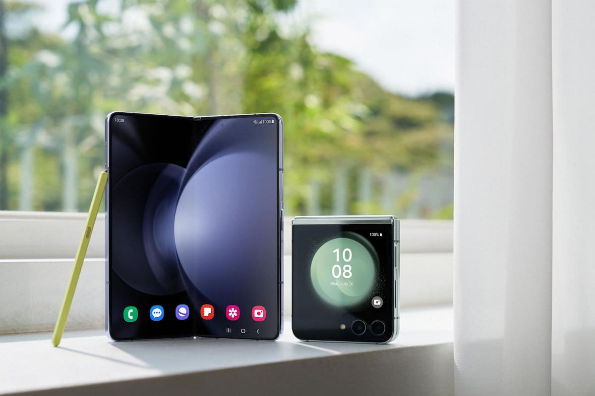 Un Galaxy Z Fold5 y Z Flip5 de 2023: Samsung presentará el 10 de julio a sus sucesores, los Galaxy Z Fold6 y Galaxy Z Flip6, y a la primera versión de su anillo Galaxy Ring