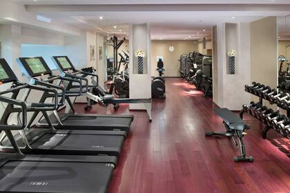 Un gimnasio completo en el hotel (Foto Mandarin Oriental)