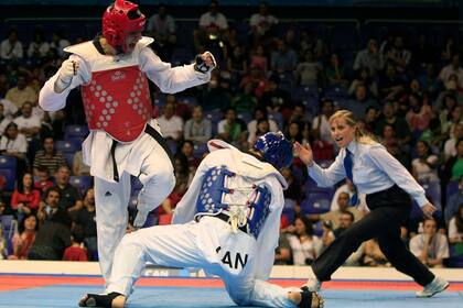 Un golpe de KO del argentino