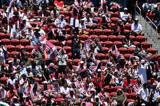 Un gran número de asientos vacíos en el partido entre Qatar y Suiza en la Bahía de San Francisco