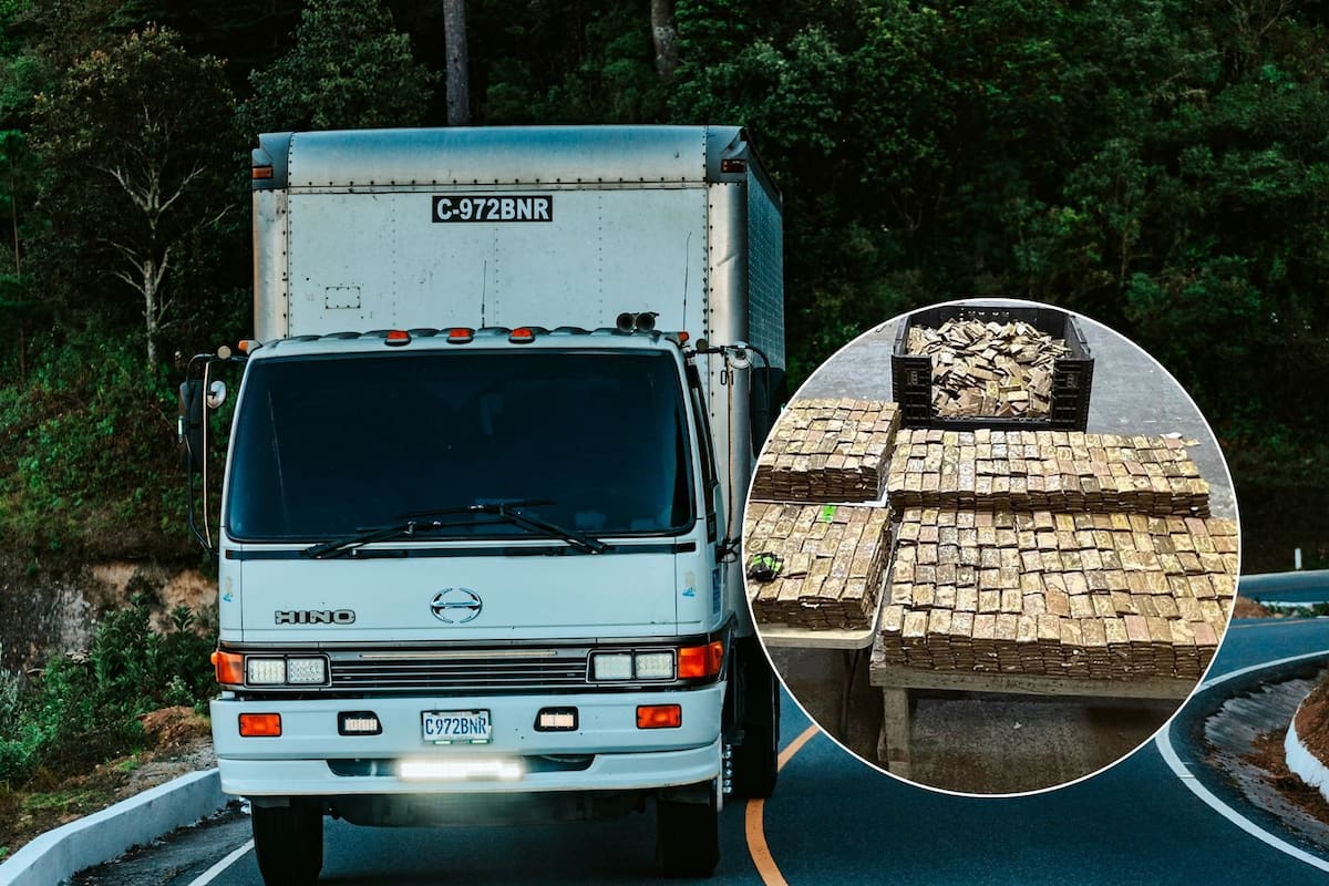 Un grupo de agente halló un camión que transportaba kilos de droga proveniente desde México