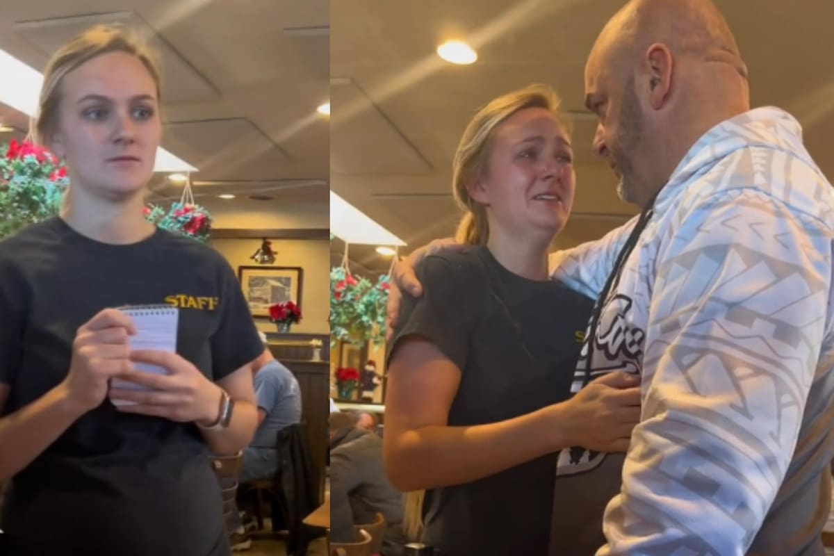 Un grupo de amigos decidió recompensar fuertemente a una moza y la historia se volvió viral