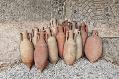 Un grupo de ánforas romanas