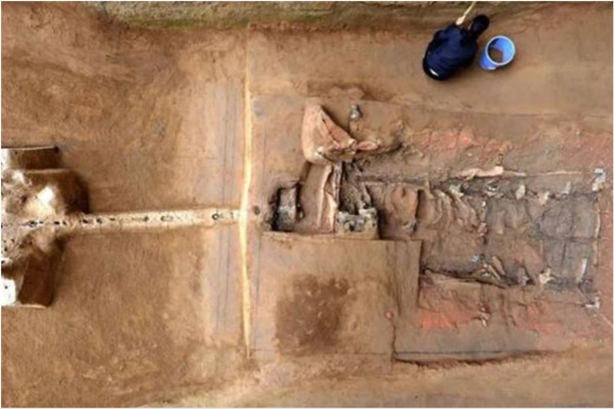 Un grupo de arqueólogos descubrió un carruaje antiguo en China
