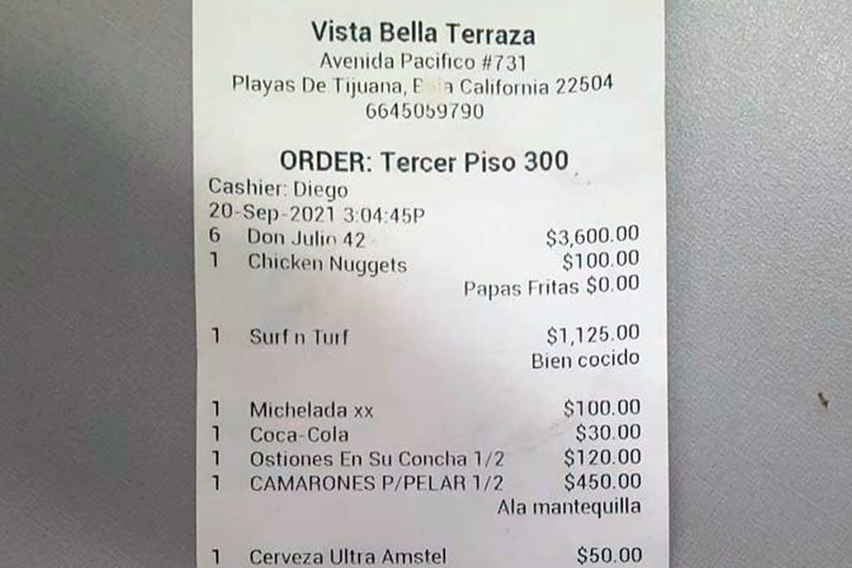 Un grupo de comensales se quejó del cargo inesperado que les cobraron en un restaurante de México