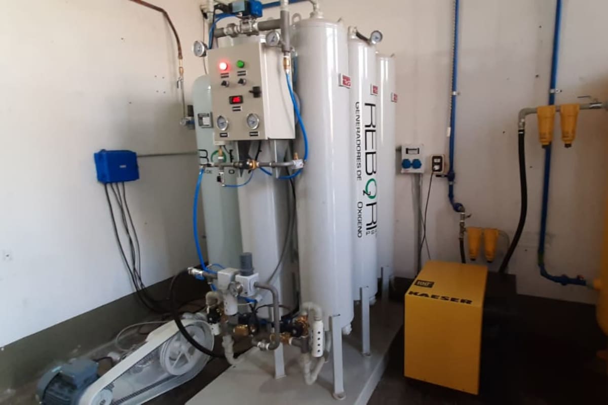 Un grupo de empresarios y productores agropecuarios del sur de Santa Fe donaron al hospital de Rufino una planta de oxígeno de tipo PSA