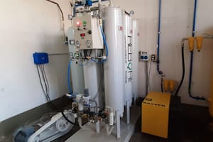 Un grupo de empresarios y productores agropecuarios del sur de Santa Fe donaron al hospital de Rufino una planta de oxígeno de tipo PSA