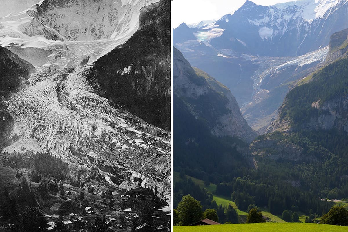 Un grupo de fotógrafos mostró el antes y después de algunas lugares emblemáticos del mundo