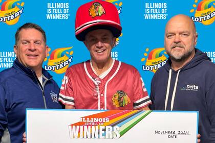 Un grupo de tres amigos ganó la lotería en Illinois