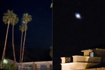 Un grupo de usuarios de redes sociales registraron luces poco usuales en el cielo