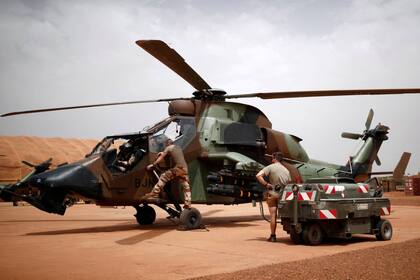 Un helicóptero en Gao, Malí, el pasado agosto