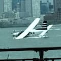 Una avioneta debió realizar un aterrizaje de emergencia en el East River de Nueva York
