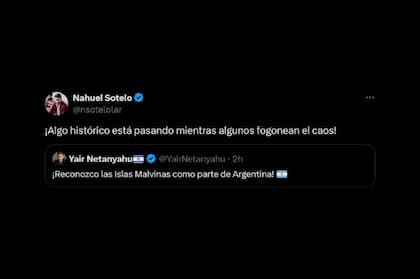 Un hijo de Benjamin Netanyahu reconoció públicamente a las Islas Malvinas como parte de la Argentina