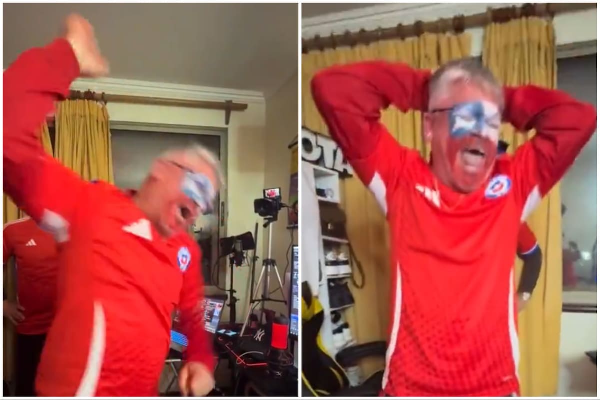 Un hincha de Chile se indignó ante la derrota de su selección frente a la Argentina y se volvió viral (fuente: captura de pantalla)