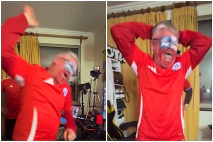 Un hincha de Chile se indignó ante la derrota de su selección frente a la Argentina y se volvió viral (fuente: captura de pantalla)