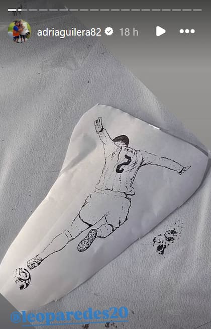 Un hincha se tatuó el histórico quite de Paredes ante Egipto.