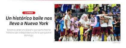 "Un histórico baile nos lleva a Nueva York", publicó diario AS