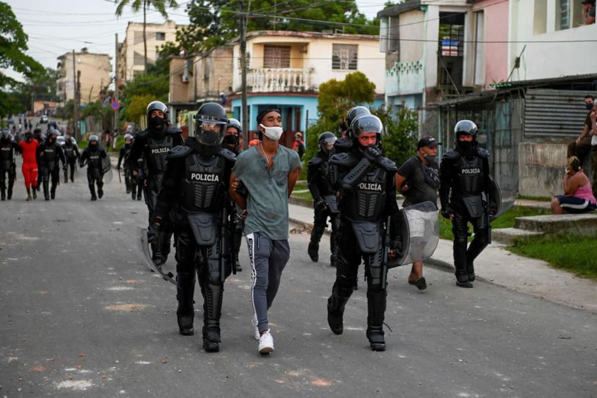 Un hombre arrestado en La habana