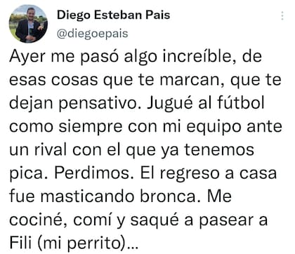 Un hombre compartió el momento que vivió en el barrio de San Cristóbal mientras paseaba a su mascota
