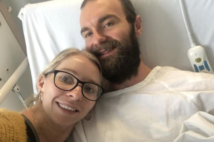 Un hombre de Australia falleció de cáncer cerebral antes de que naciera su hija: "Solo sé que nunca me rendí"