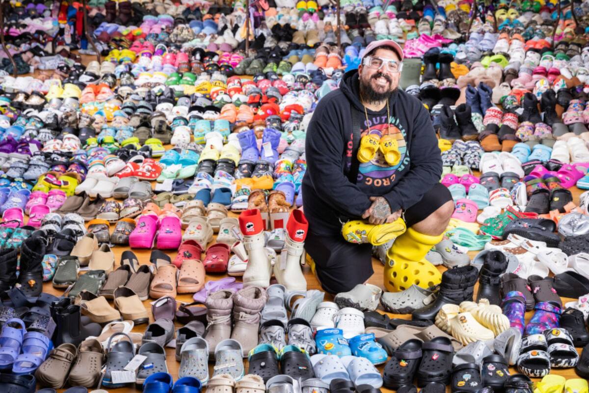Un hombre de Connecticut estableció un récord Guinness por su colección de zapatos (guinnessworldrecords)