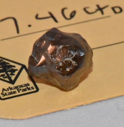 Un hombre encontró un gran diamante en el parque nacional de Arkansas
