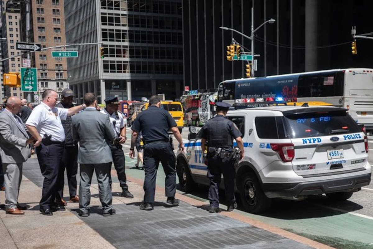 Un hombre fue apuñalado en Times Square.