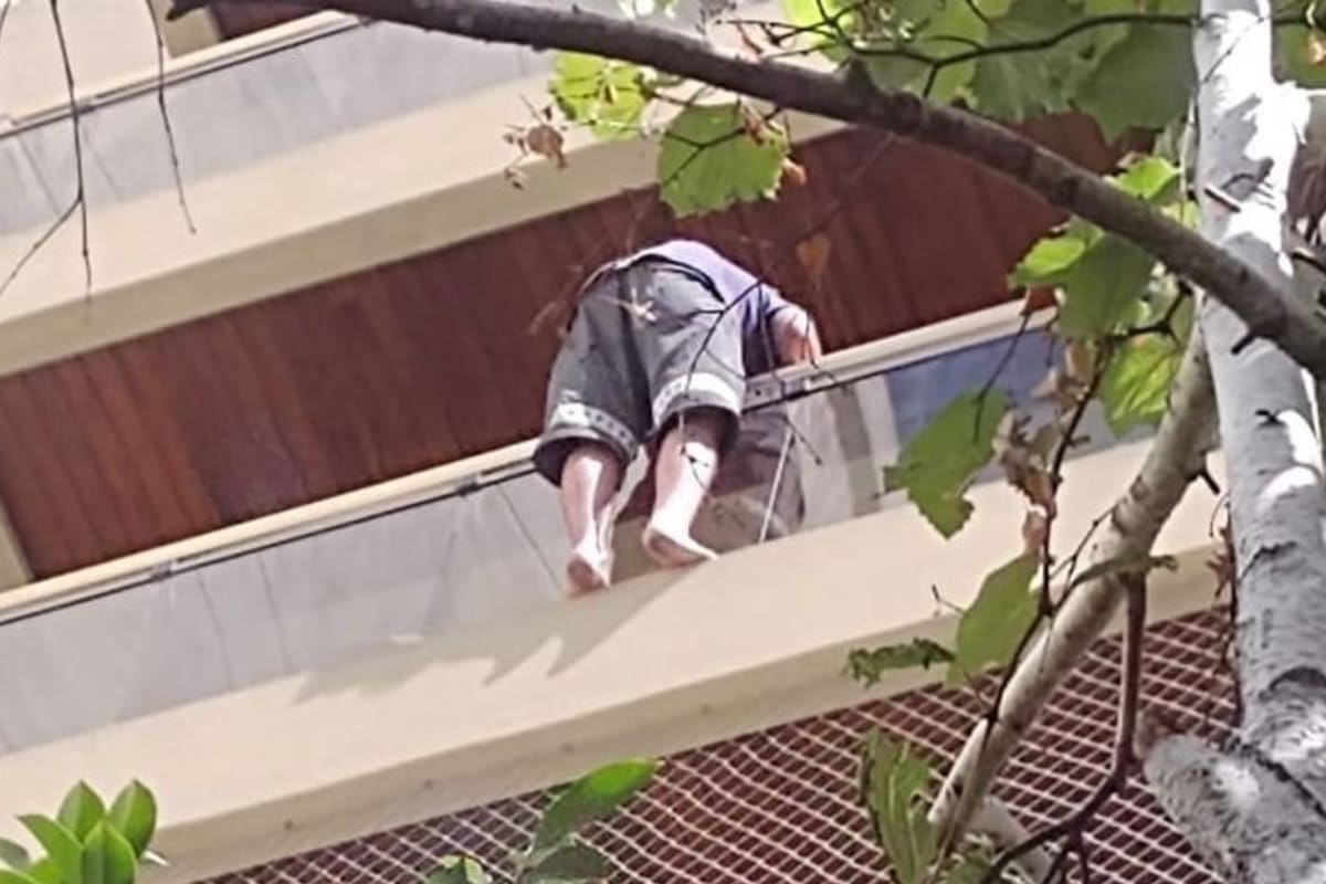 Un hombre intentó arrojarse de un quinto piso, en un edificio de La Plata