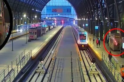 Un hombre intentó robar cables en Retiro y casi se electrocutó