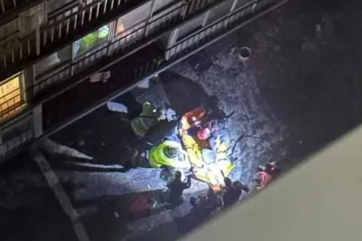 Un hombre intentó robar un departamento en la calle Güemes al 2200 en la ciudad de Mar del Plata, cayó al pulmón del edificio y fue trasladado a un hospital