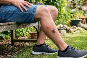 Es latino y trabajaba en el jardín de su casa cuando un animal lo mordió: 20 días en el hospital y dos cirugías