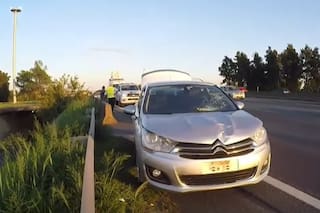 Un hombre intentó cruzar la autopista a pie, fue atropellado, provocó un choque y murió