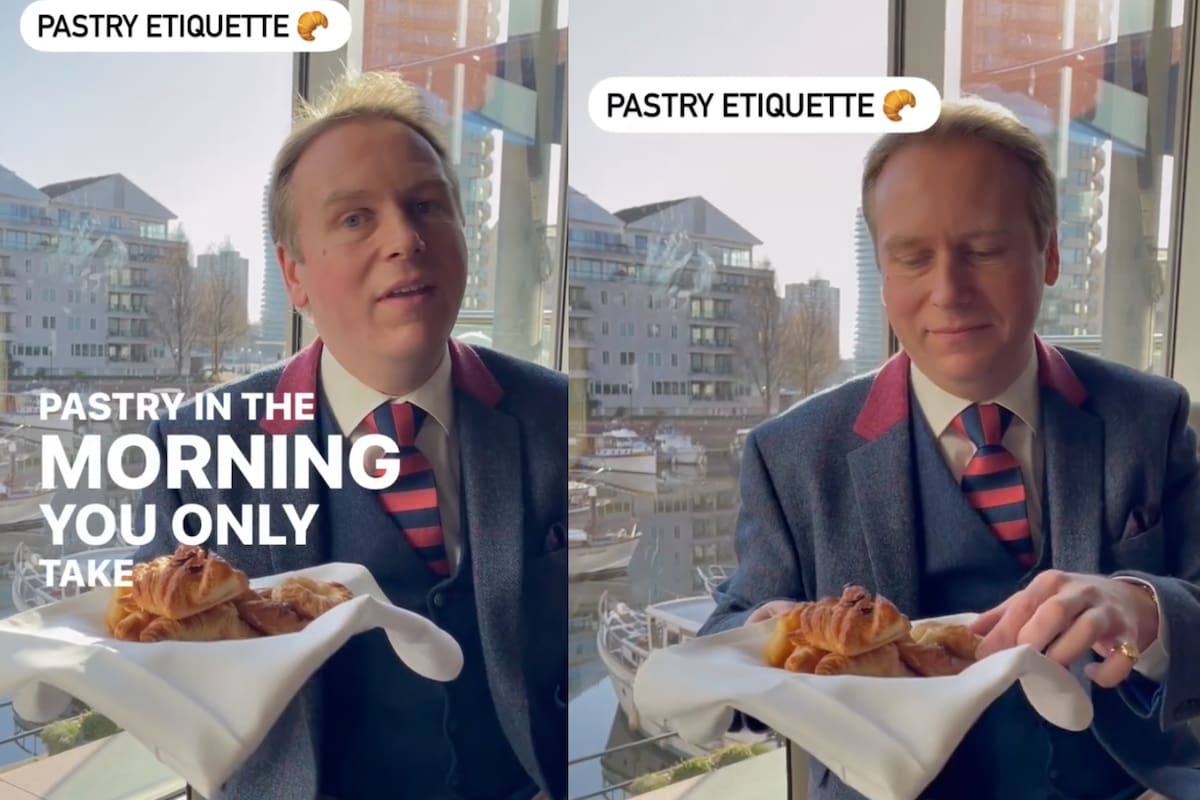 Un hombre que fue mayordomo de la realeza explicó un protocolo básico de etiqueta