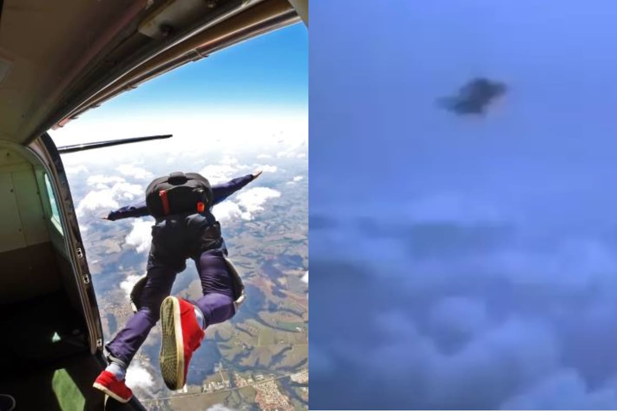 Un hombre se tiró sin paracaídas y murió (Imagen ilustrativa: iStock y X)