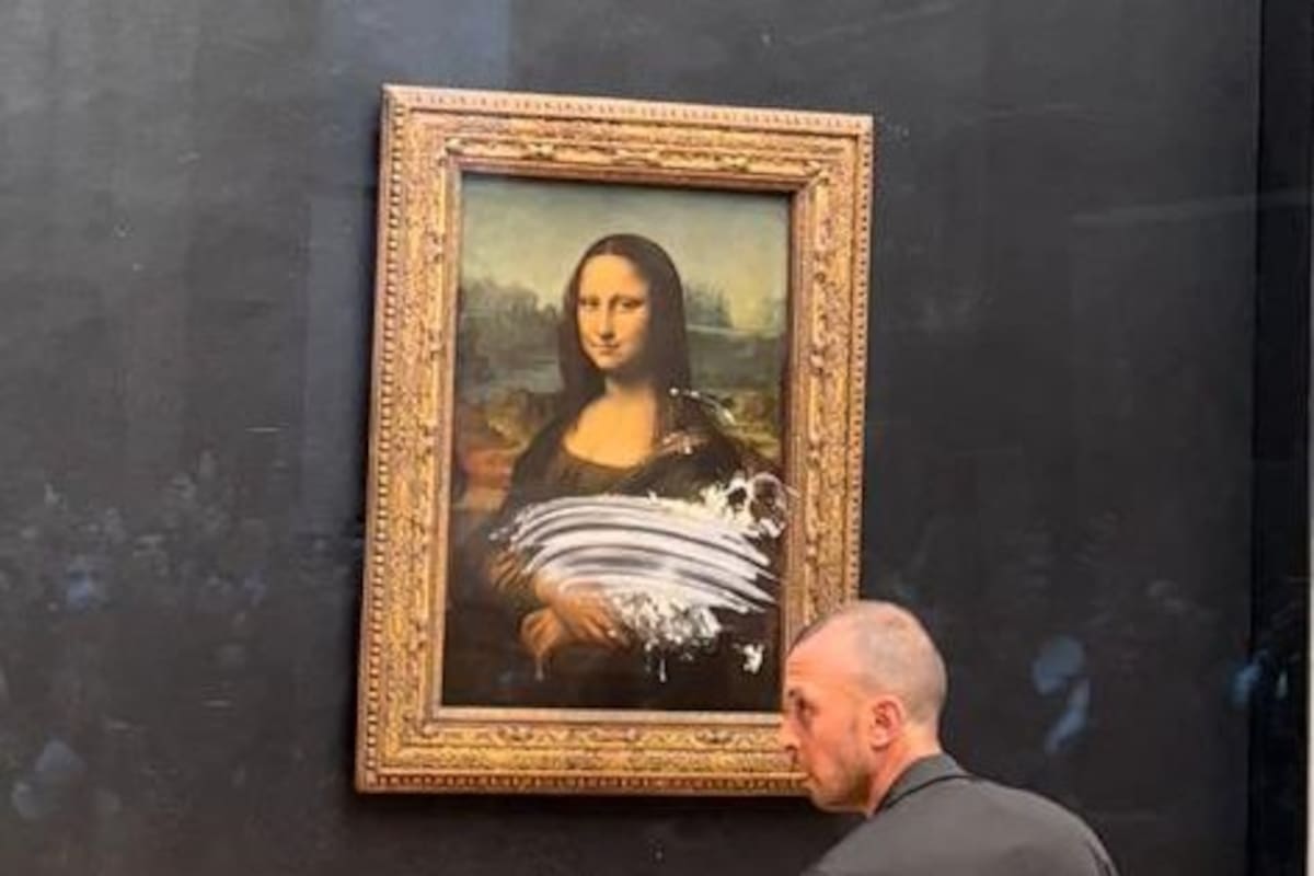 Un hombre vandalizó La Gioconda